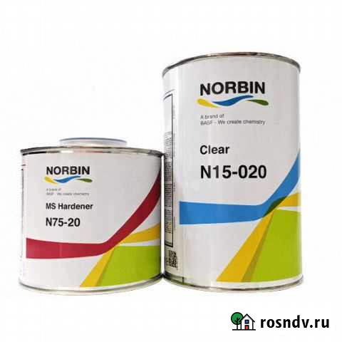 Лак Norbin HS (Baslac) + отвердитель комплект 1л Москва - изображение 1