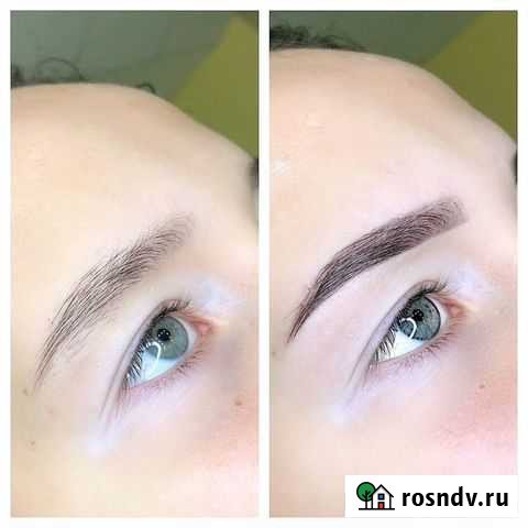 Архитектура бровей, окрашивание хной, краской Псков - изображение 1