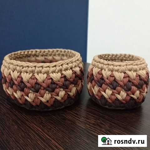 Вяжу на заказ (джут, трикотажная пряжа, п/э шнур) Кировск - изображение 1