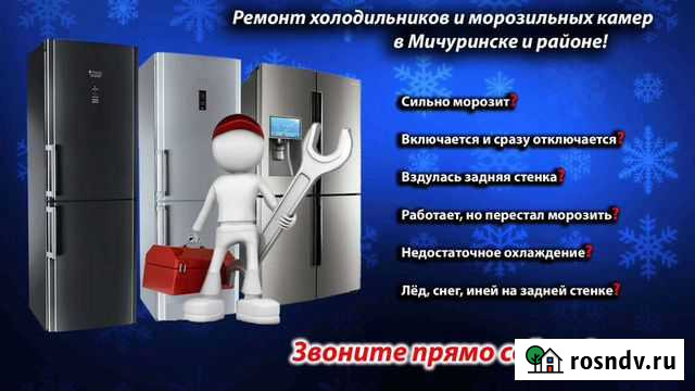 Ремонт холодильников,морозильников Мичуринск - изображение 1