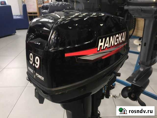 2х-тактный лодочный мотор hangkai M 9.9 HP новый Тверь - изображение 1
