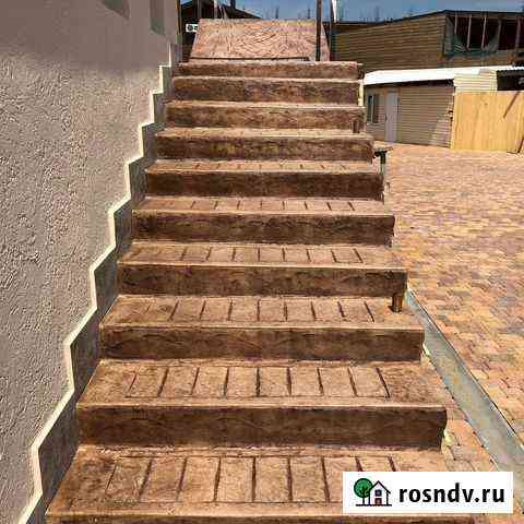 Монолитные лестницы из бетона Самара