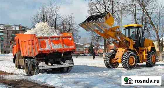 Уборка и вывоз снега вручную и техникой Хабаровск