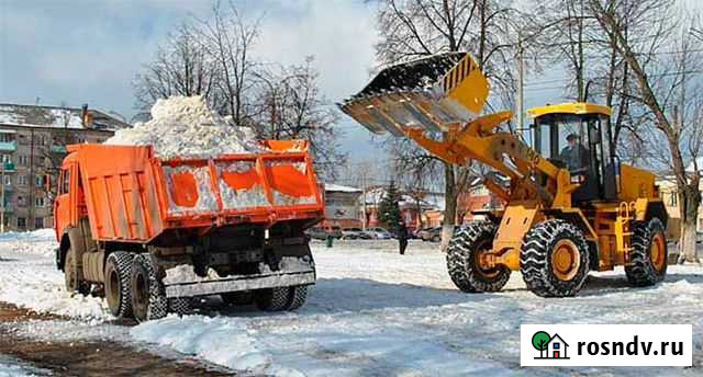 Уборка и вывоз снега вручную и техникой Хабаровск - изображение 1
