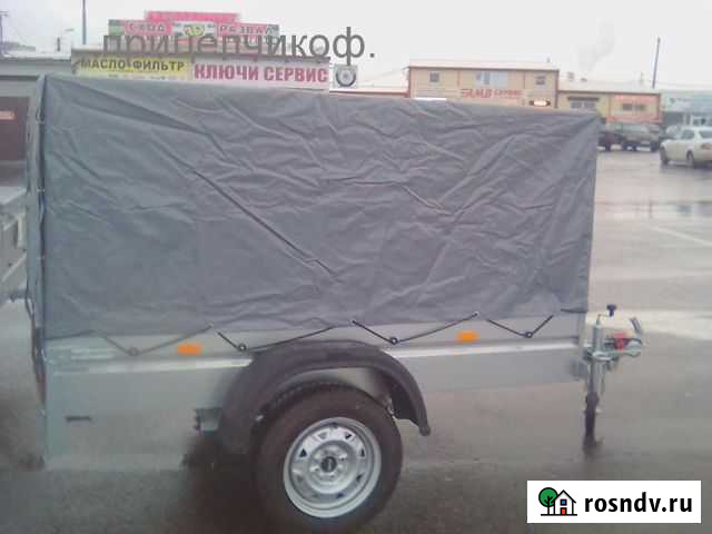 J Прицеп компакт + опорное + тент + стяжка Санкт-Петербург - изображение 1