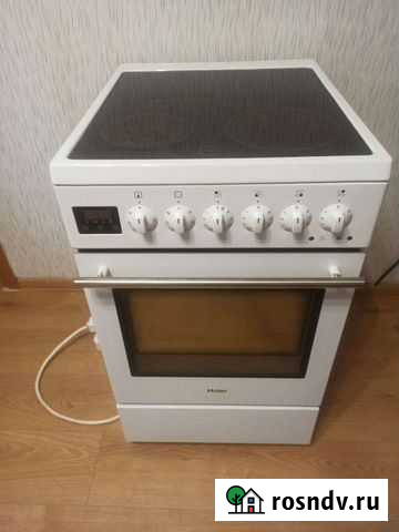 Плита электрическая стеклокерамика Haier HCC56F02W Балашиха - изображение 1