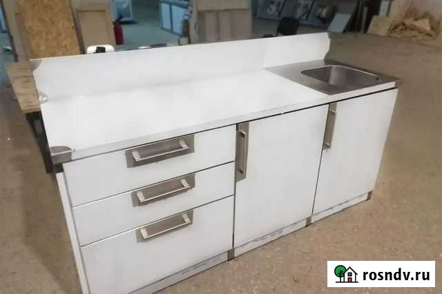 Стол купе с мойкой из нержавеющей стали нержавейки Курск - изображение 1