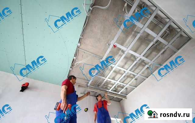 Монтаж гипсокартона. От 50 м2 Екатеринбург - изображение 1