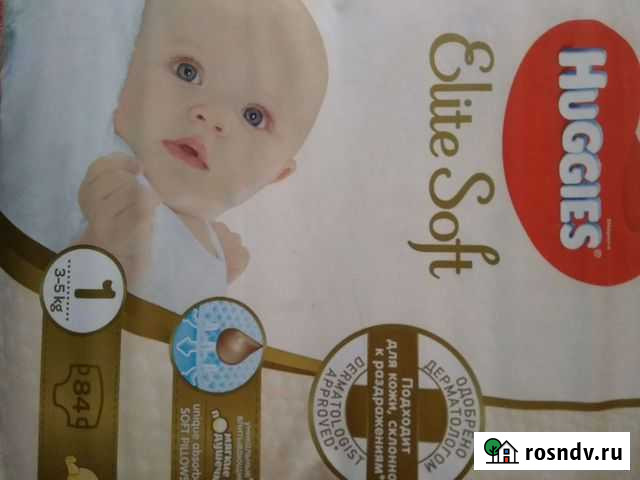 Huggies elite soft 1 82 шт. новая упаковка Москва - изображение 1