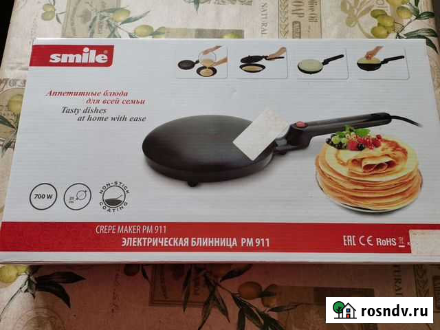 Электрическая блинница Smile PM 911 Мончегорск - изображение 1