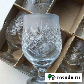 Продам новый набор Дятьковский хрусталь Азалия ручная работа Новосибирск - изображение 1