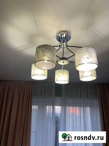 Люстра серого цвета, 5 плафонов Москва - изображение 1