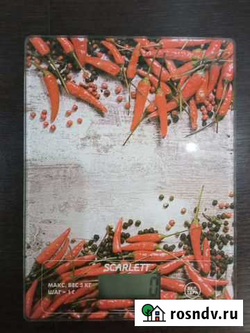 Весы кухонные электронные scarlett Ханты-Мансийск - изображение 1