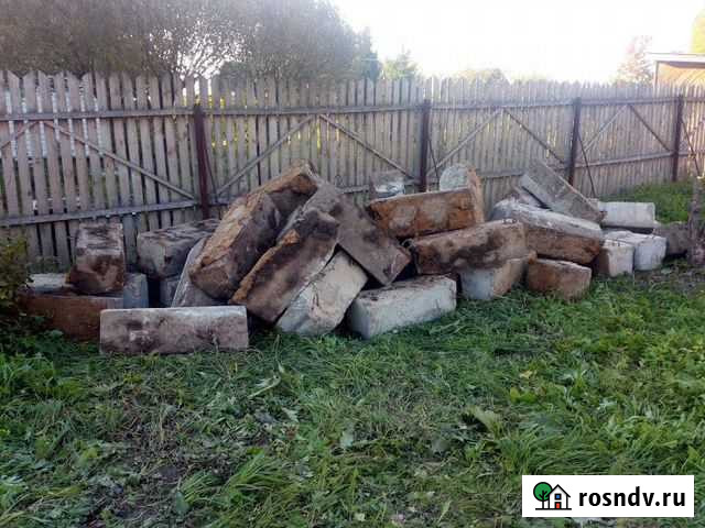 Бетонные блоки 80см х 40см х 40см. Цена за все Клин - изображение 1