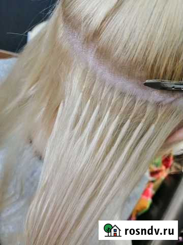 Микронаращивание волос, окрашивание моделью Калининград - изображение 1