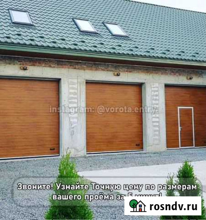 Гаражные секционные ворота Бачи-Юрт - изображение 1