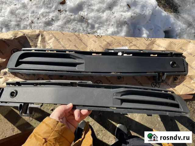 Накладки переднего бампера Volkswagen caravella t6 Озёры - изображение 1