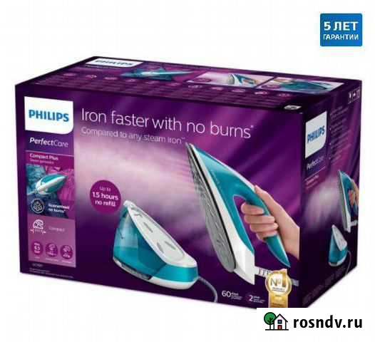 Парогенератор Philips PerfectCare Compact Plus GC Брянск - изображение 1