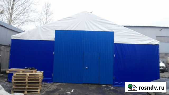 Тент на каркас ангара 10х15 м, холодный склад Курган - изображение 1