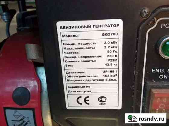 Генератор бензиновый Сегежа