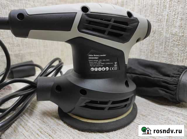 Орбитальная шлифмашинка deko dksd28Q1+10 нажд круг Супонево - изображение 1