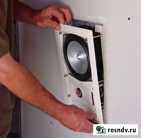 Монтаж встраеваемой акустики Сургут - изображение 1