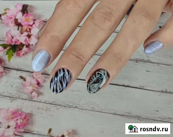 Маникюр гель лак наращивание ногтей педикюр Таганрог - изображение 1