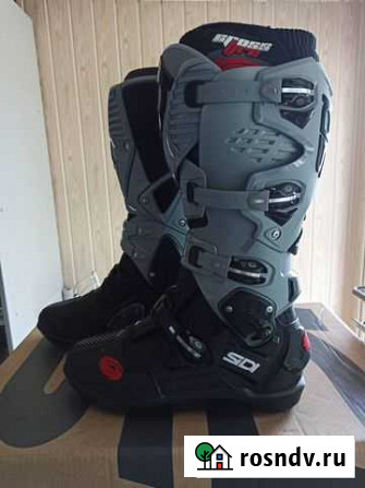 Мотоботы Sidi Crossfire 3 SRS (Black / Ash) Москва - изображение 1
