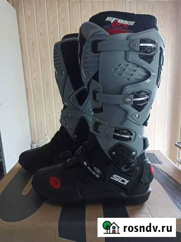 Мотоботы Sidi Crossfire 3 SRS (Black / Ash) Москва - изображение 1
