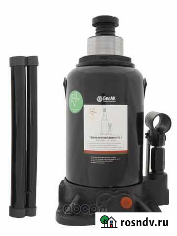 Домкрат гидравлический бутылочный двухштоковый 20т Новосибирск - изображение 1