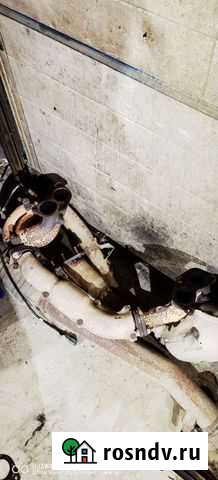 Выпуск комплект Коллектор выпускной + даун пайп + Южно-Сахалинск - изображение 1