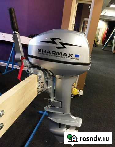 2х-тактный лодочный мотор Sharmax SM 9,9 HS новый Владимир - изображение 1