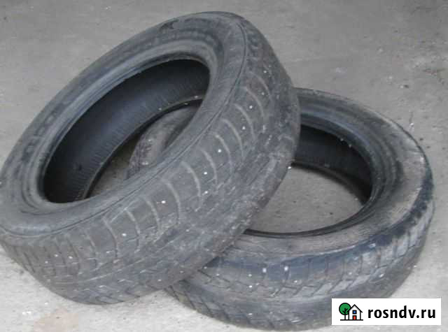 Шины шипованные R15 2 штуки gislaved 185/65 б/У Шумерля - изображение 1