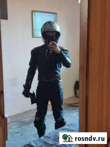 Раздельный мотокомбинезон Tschul 737 Titanium 46р Москва - изображение 1