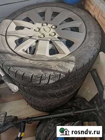 Диски с зимней резиной на chevrolet Краснодар - изображение 1