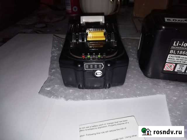 Аккумулятор для makita 18V и зарядное устроиство Батайск - изображение 1