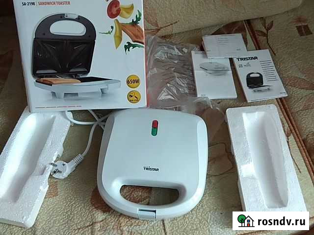 Бутербродница Tristar sandwich toaster SA-2198 Королев - изображение 1