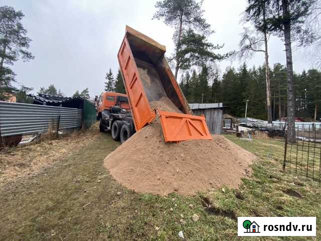 Щебень, Песок, Земля, пгс, щпс, Отсев, Торфогрунт Выборг - изображение 1