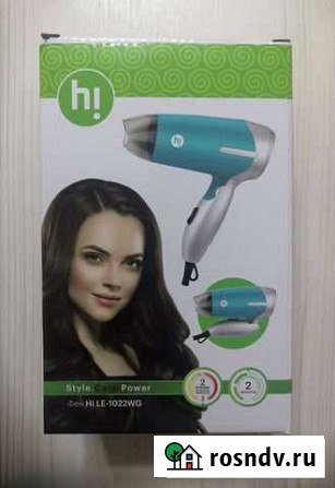 Новый фен HI LE-1022WG Бийск - изображение 1