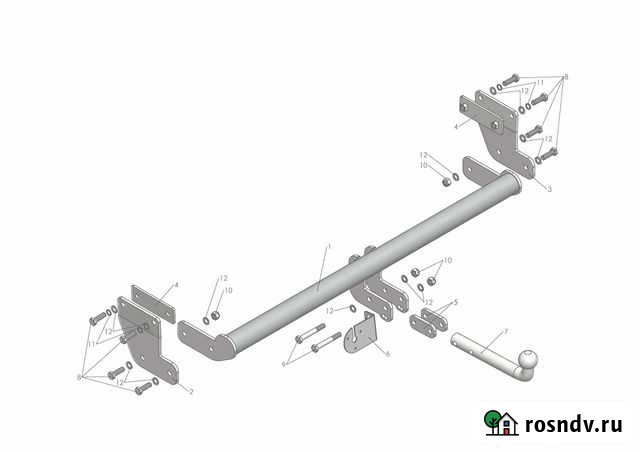 Фаркоп на Hyundai Tucson/Kia Sportage, с 2018 г.в Уфа - изображение 1