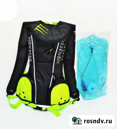 Рюкзак с гидратором Monster Green Тольятти - изображение 1