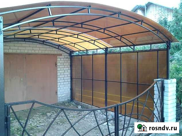 Навесы, Беседки, скамейки, металлоконструкции Курск - изображение 1