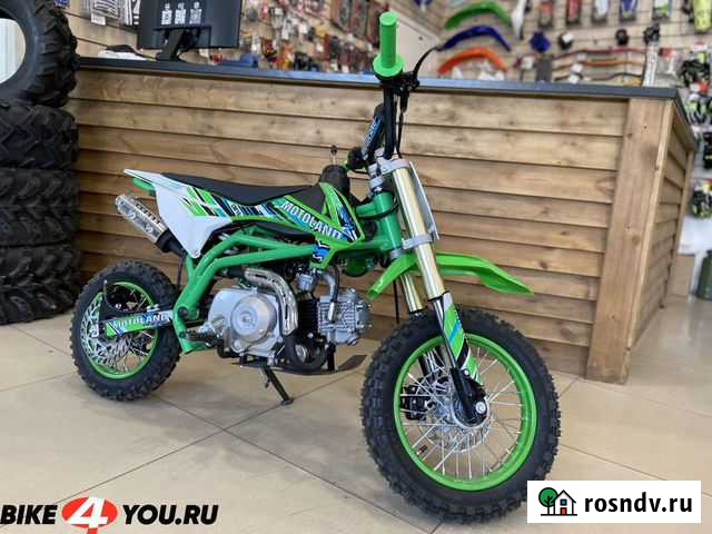 Мотоцикл Кросс Motoland CRF10 (2021 г.) зеленый Воронеж - изображение 1