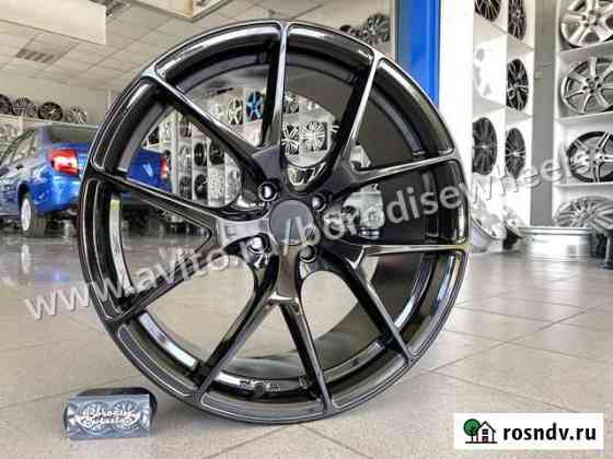 Диски HRE 4x100 r18 #1599 чёрные глянец рога Тольятти