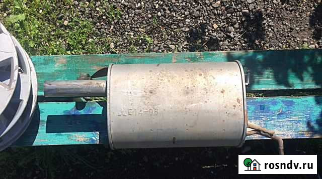 Глушитель + малая банка на Miitsubishi Lancer 9 Энем - изображение 1