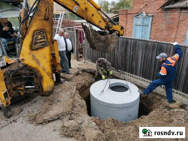Сливная яма под ключ. Кольца жби Астрахань - изображение 1