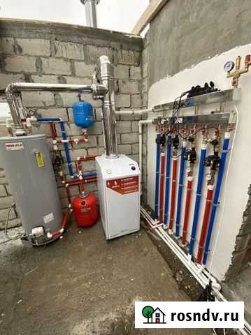 Евро отопление, сантехника, водопровод, теплый пол Грозный - изображение 1