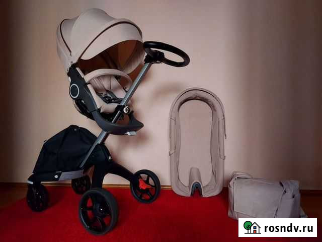 Stokke Xplory V6 Beige Melange 2/1+Сумка Москва - изображение 1