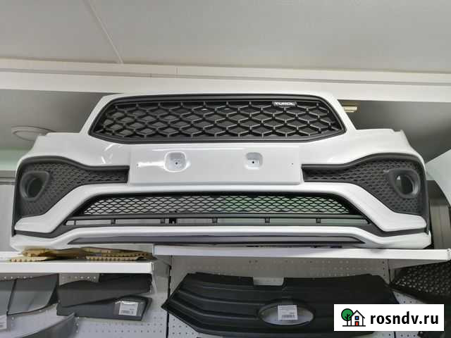 Бампер передний Юрол Квазар Ромб на Лада Веста, св Сургут - изображение 1