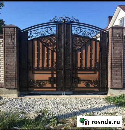 Кованые ворота Анапа - изображение 1